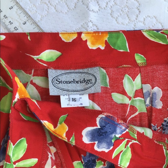 Women’s Stonebridge Two-piece Denim & Cotton Set with Wrap-Around Skirt - Picture 13 of 16